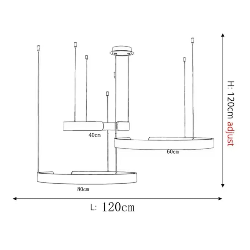 Hanglamp – Cirkelvormig ontwerp – Geschikt voor binnengebruik, energiezuinig