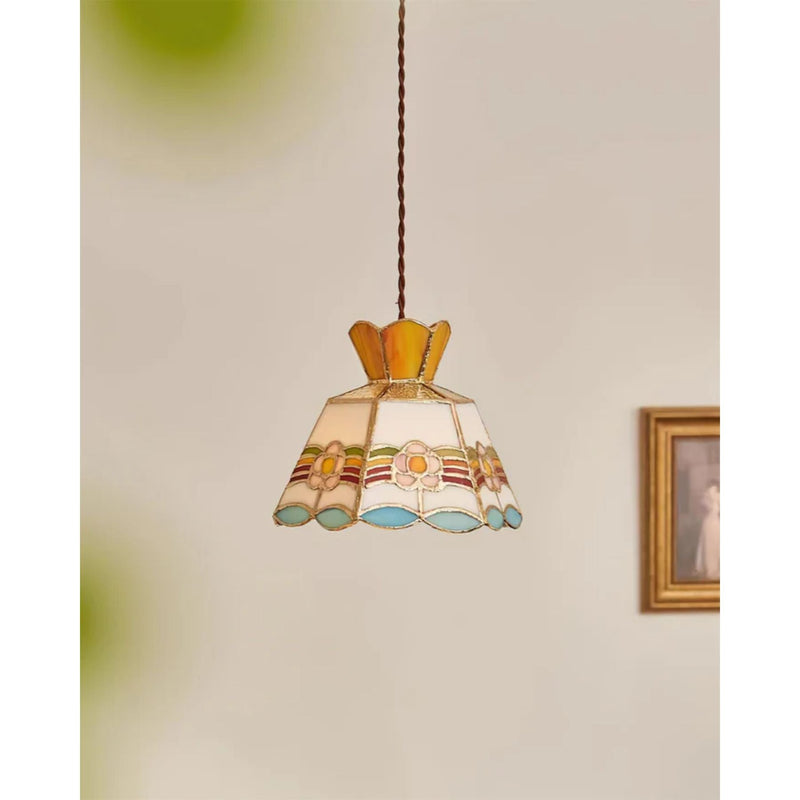 Hanglamp – Tiffany-stijl – Glas, decoratief ontwerp, sfeervolle verlichting