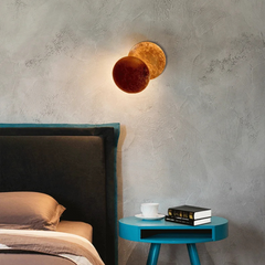 Wandlamp – Elegante Maan-gouden Ontwerp – Creëert Gezellige Sferen