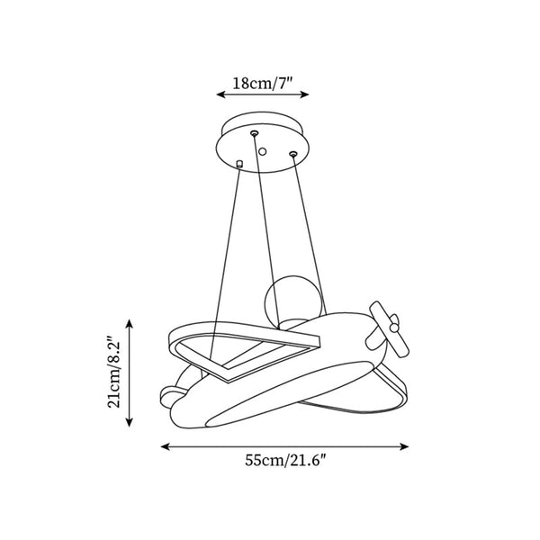 Hanglamp voor Kinderkamer – Speelse en sfeervolle verlichting – Geschikt voor plafondmontage