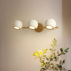 Wandlamp – Elegant bolvormig ontwerp met gouden accenten – Modern decoratieve verlichting