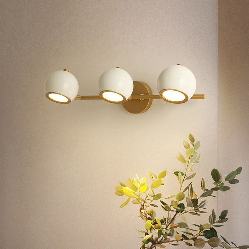 Wandlamp – Elegant bolvormig ontwerp met gouden accenten – Modern decoratieve verlichting