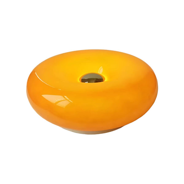 Decoratieve Glazen Tafellamp – Bauhaus Donut Lamp – Geschikt voor Binnengebruik