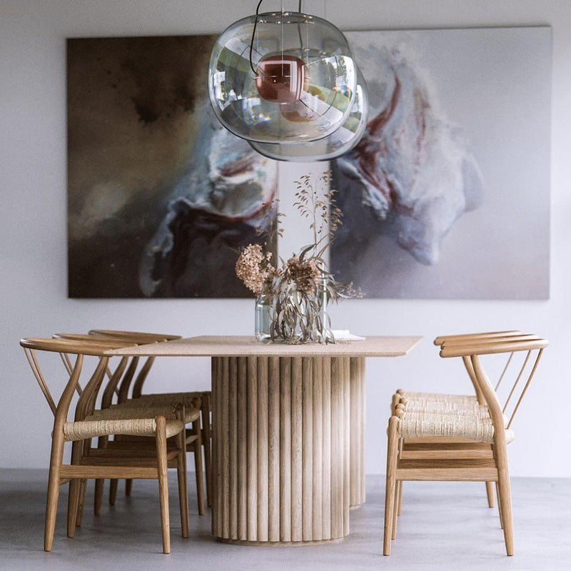 Hanglamp – Orbvormig ontwerp – Geschikt voor diverse interieurstijlen | E27 fitting, energiezuinig