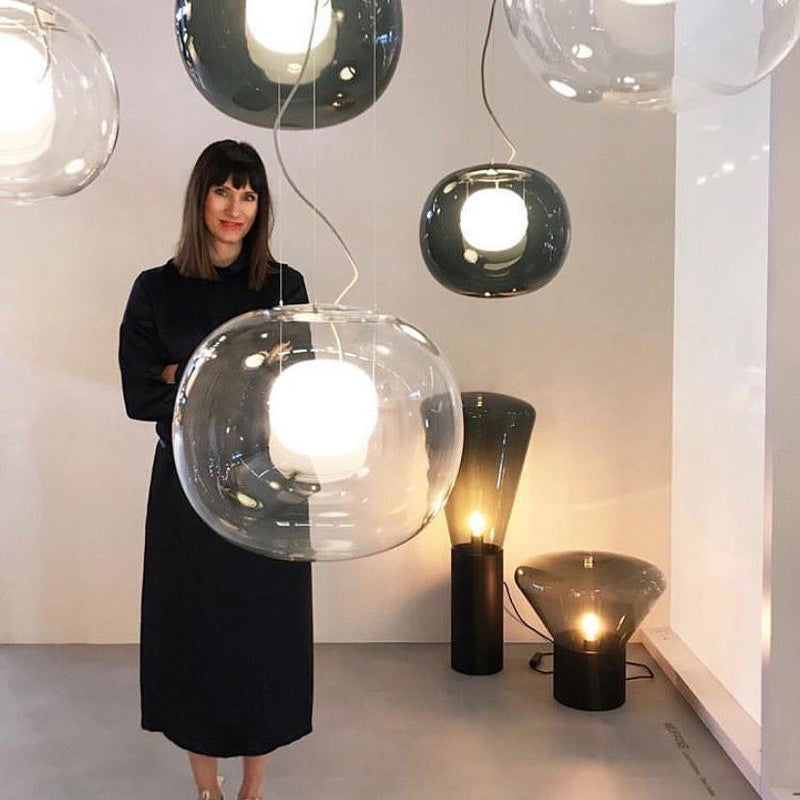 Hanglamp – Orbvormig ontwerp – Geschikt voor diverse interieurstijlen | E27 fitting, energiezuinig