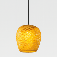 Hanglamp – Handgevlochten Bamboe – Elegante oosterse sfeerverlichting