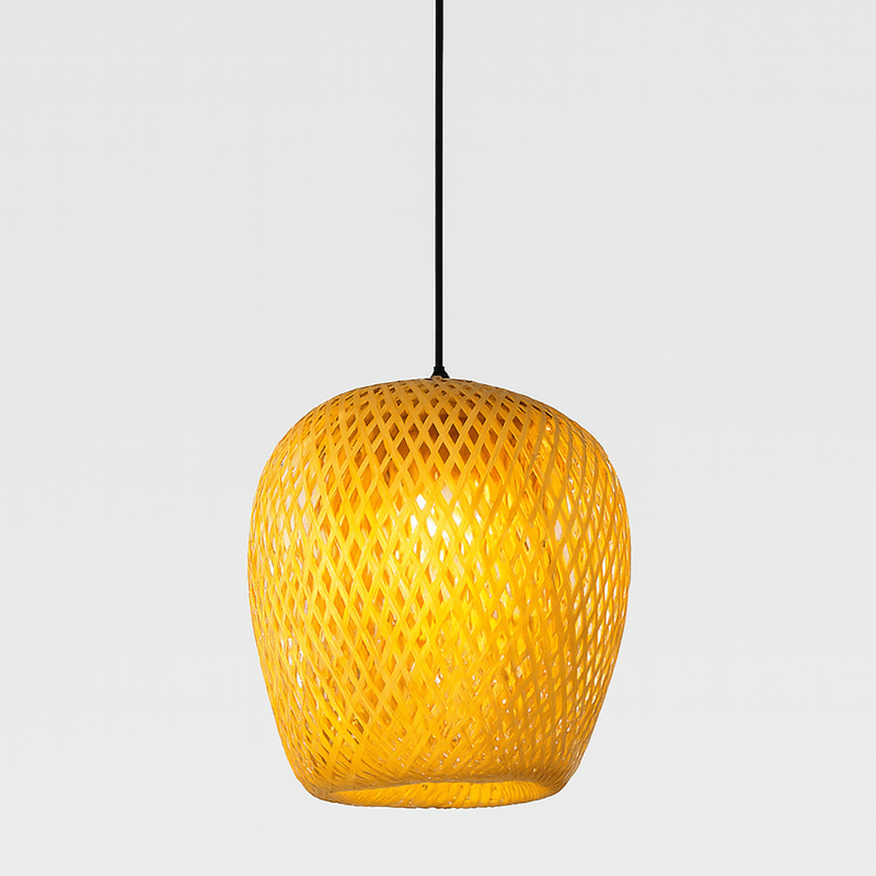 Hanglamp – Handgevlochten Bamboe – Elegante oosterse sfeerverlichting