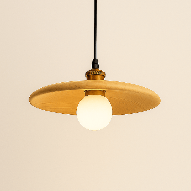 Hanglamp – Houten ontwerp – Verlichting in natuurlijke stijl