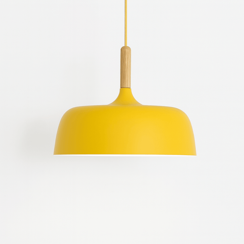 Hanglamp – Modern ontwerp – Warme houten afwerking, Noordelijke stijl