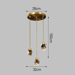 Hanglamp – Modern ontwerp – Gouden accenten, geschikt voor diverse interieurstijlen