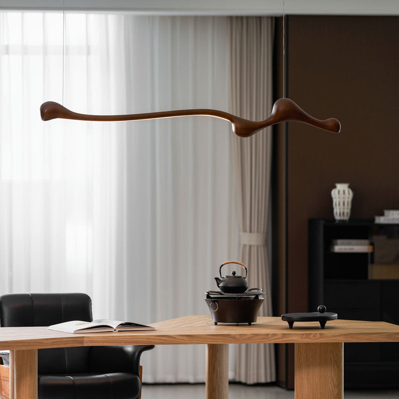 Houten Hanglamp – Modern design – Geschikt voor diverse ruimtes, duurzaam materiaal