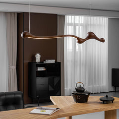 Houten Hanglamp – Modern design – Geschikt voor diverse ruimtes, duurzaam materiaal