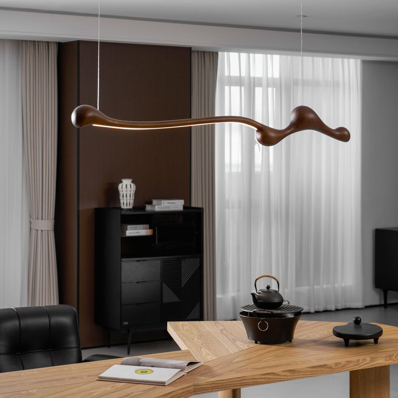 Houten Hanglamp – Modern design – Geschikt voor diverse ruimtes, duurzaam materiaal