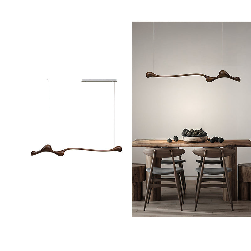 Houten Hanglamp – Modern design – Geschikt voor diverse ruimtes, duurzaam materiaal