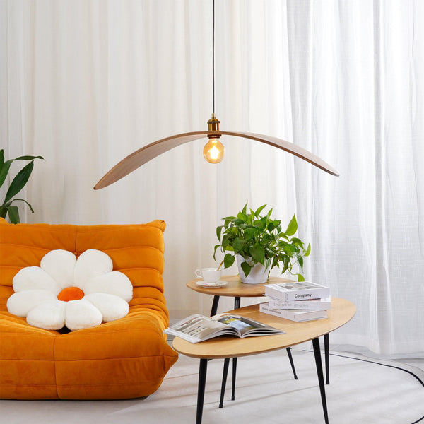 Hanglamp – Gebogen houtdesign – Geschikt voor diverse interieurstijlen