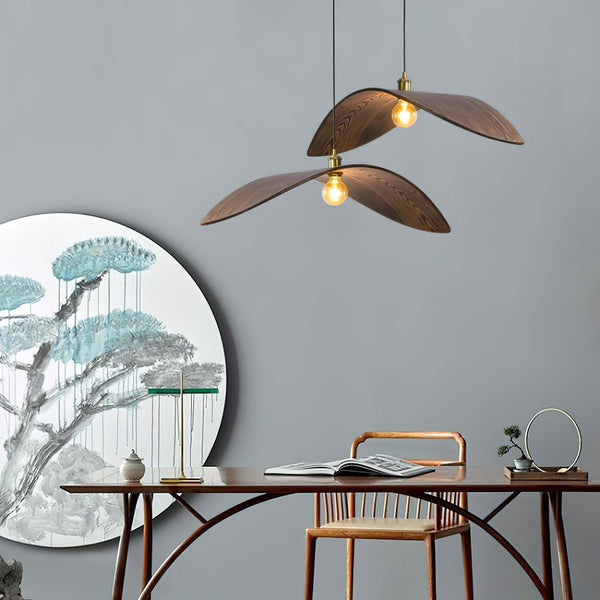 Hanglamp – Gebogen houtdesign – Geschikt voor diverse interieurstijlen