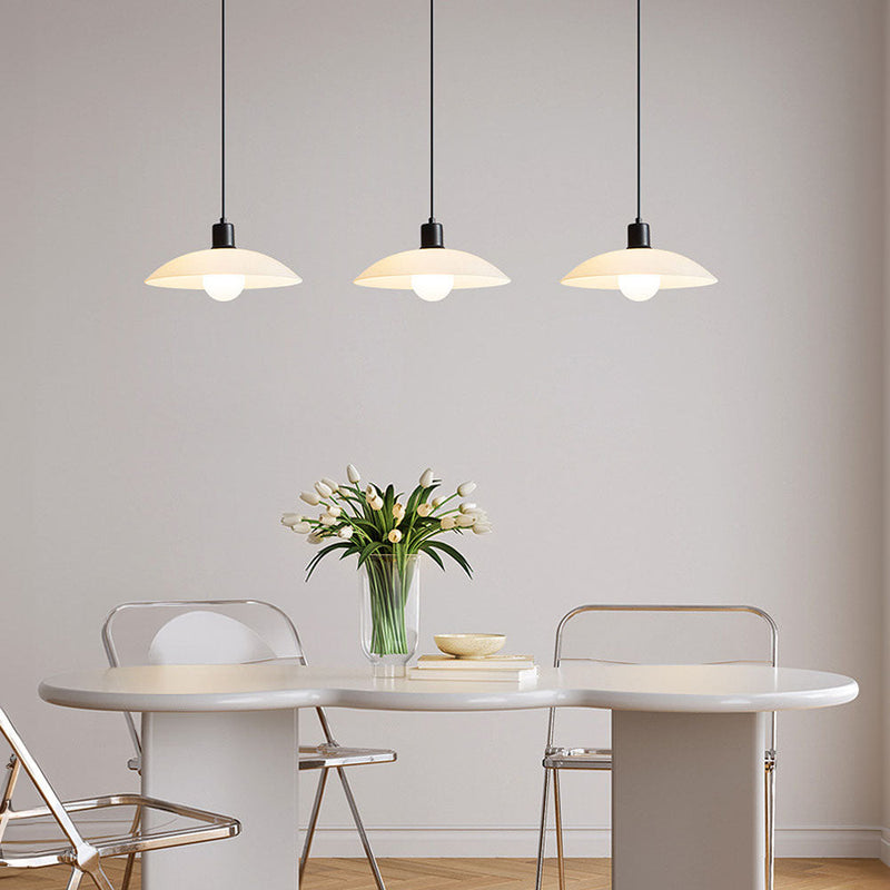Hanglamp – Elegant minimalistisch design – Witte glazen constructie