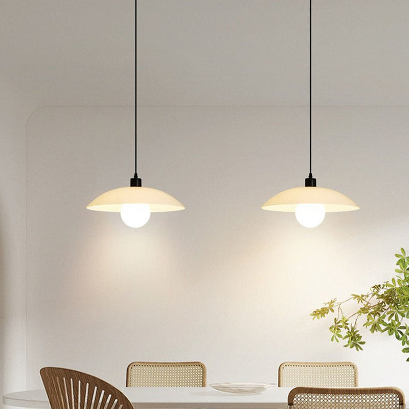 Hanglamp – Elegant minimalistisch design – Witte glazen constructie