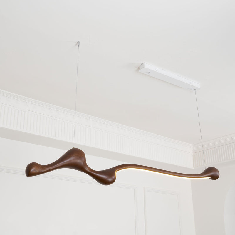 Houten Hanglamp – Modern design – Geschikt voor diverse ruimtes, duurzaam materiaal