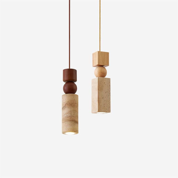 Hanglamp – Modern design – Travertijn materiaal, geschikt voor diverse interieurstijlen