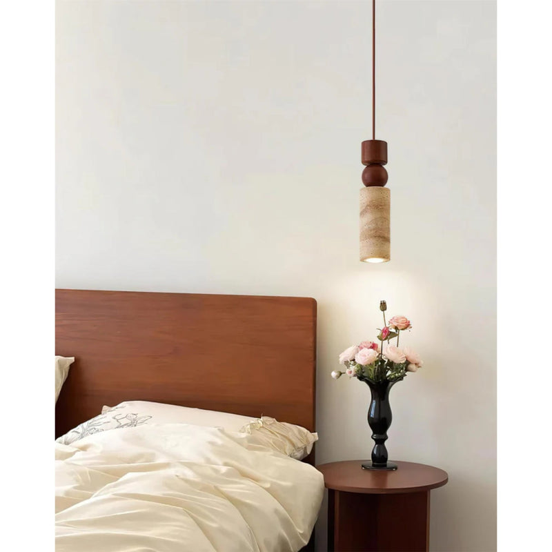 Hanglamp – Modern design – Travertijn materiaal, geschikt voor diverse interieurstijlen