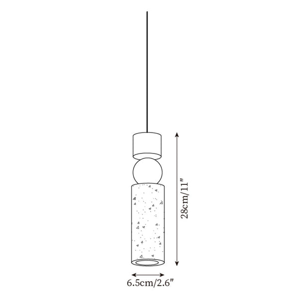 Hanglamp – Modern design – Travertijn materiaal, geschikt voor diverse interieurstijlen