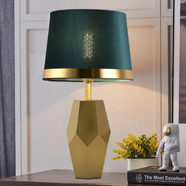Modern Simple Personalized Table Lamp | Light Luxury Golden Lamp - POUEV