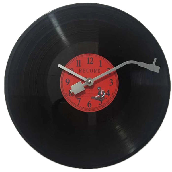 Vintage Vinyl Record Wall Clock | Retro Café & Bar Décor