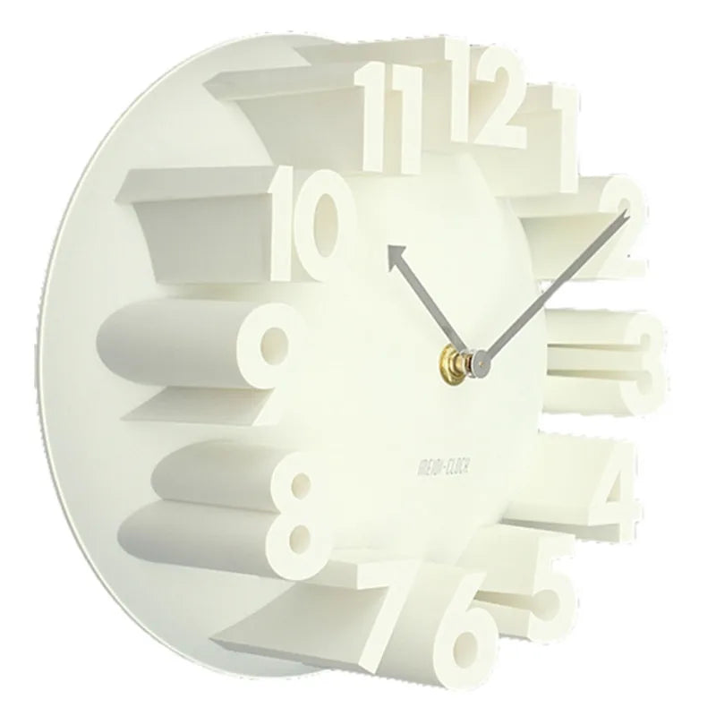 Modern 3D Number Wall Clock | Silent & Stylish Home Décor