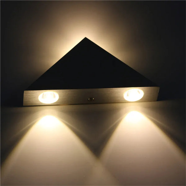 LED Wall Lamp | Aluminum Body Triangle Wall Light - POUEV