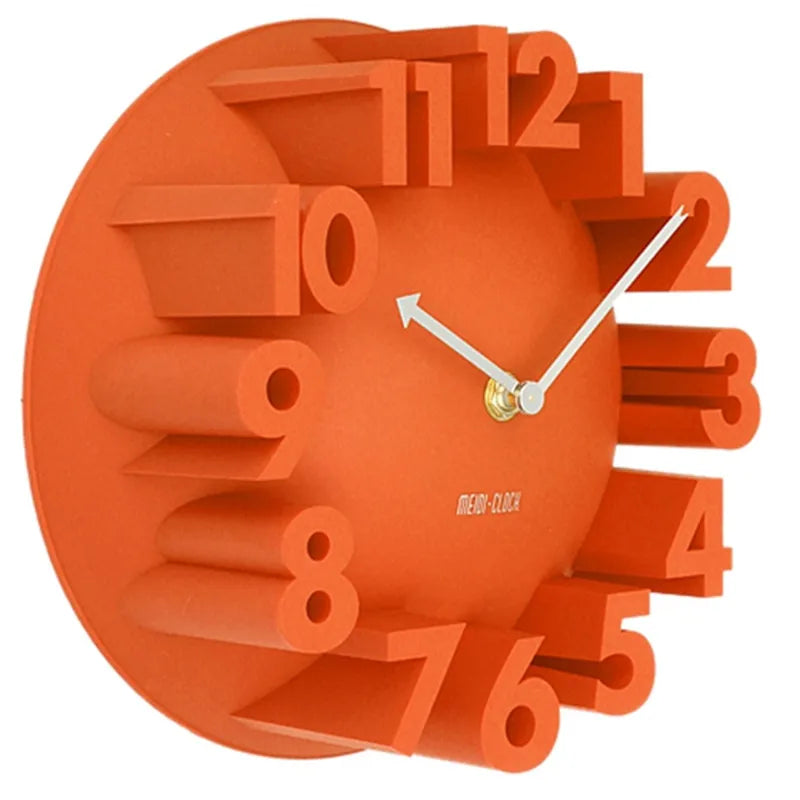 Modern 3D Number Wall Clock | Silent & Stylish Home Décor