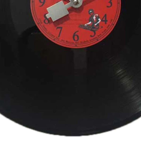 Vintage Vinyl Record Wall Clock | Retro Café & Bar Décor