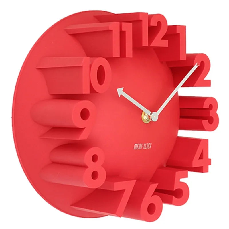 Modern 3D Number Wall Clock | Silent & Stylish Home Décor