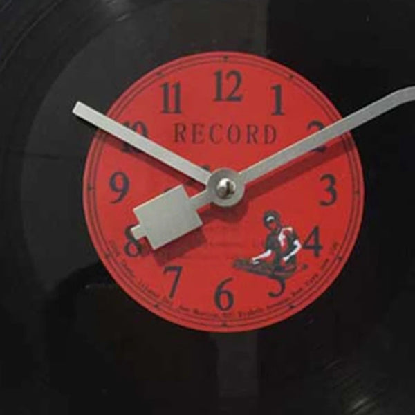 Vintage Vinyl Record Wall Clock | Retro Café & Bar Décor