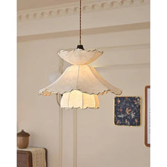 Hanglamp – Stof – Geschikt voor diverse interieurstijlen | E27 fitting, energiezuinig