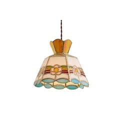 Hanglamp – Tiffany-stijl – Glas, decoratief ontwerp, sfeervolle verlichting