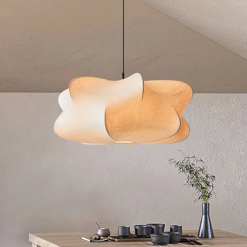Hanglamp – Wabi Sabi stijl – Geschikt voor diverse interieurstijlen | E27 fitting, energiezuinig