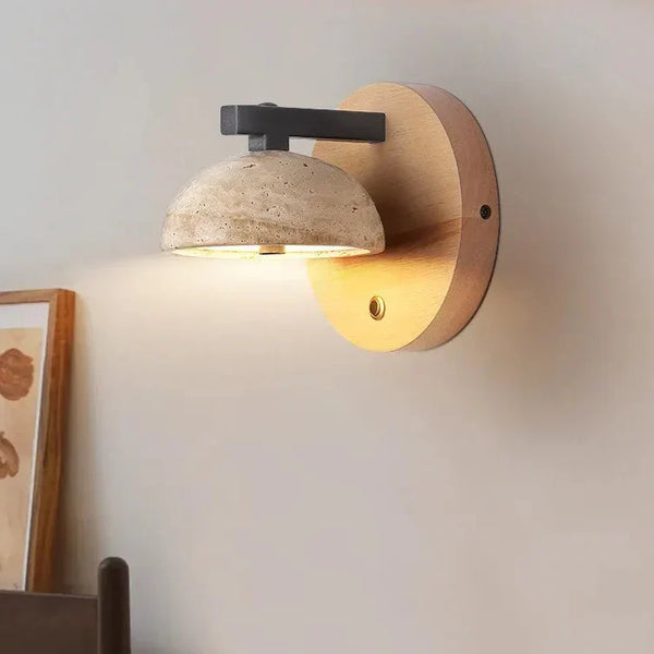 Wandlamp – Houtdesign – Warm licht, sfeervolle verlichting voor binnen