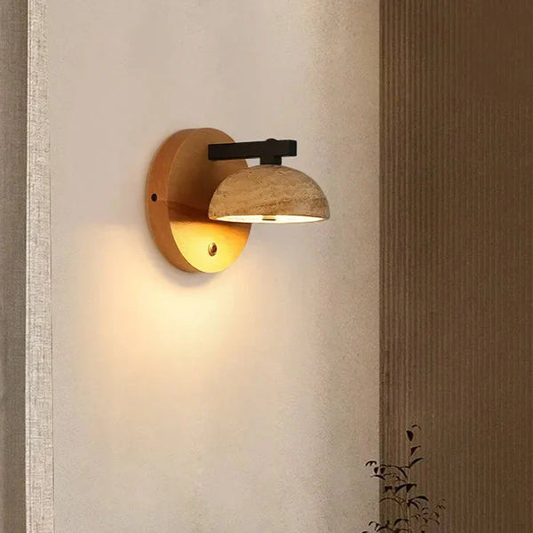 Wandlamp – Houtdesign – Warm licht, sfeervolle verlichting voor binnen