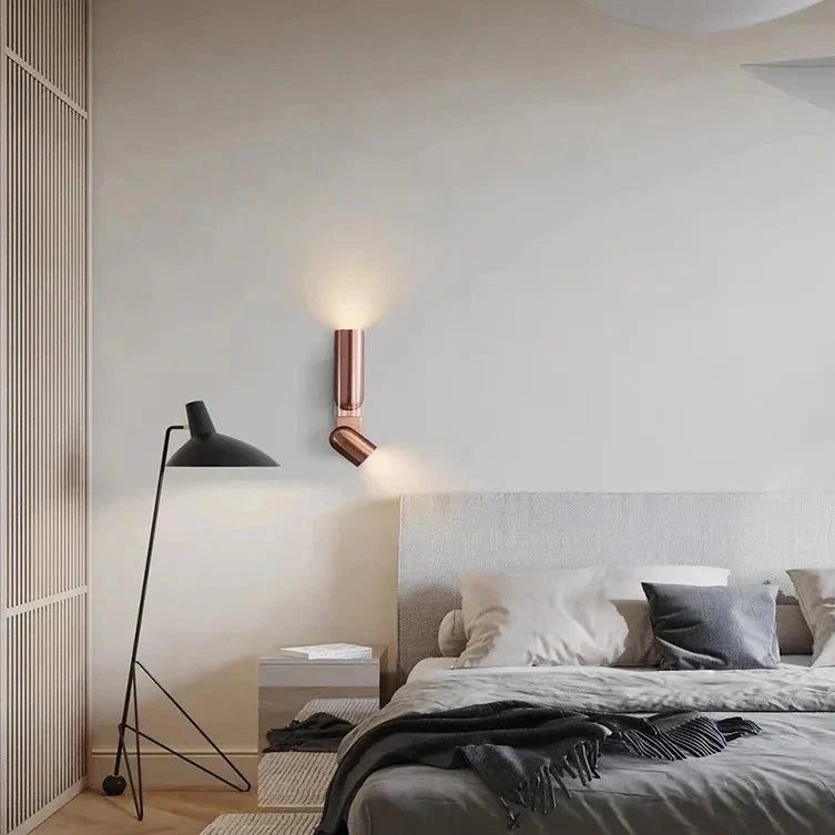 Wandlamp – LED-Nachttischlampe, op- en neer stralend | Energiezuinig, moderne uitstraling