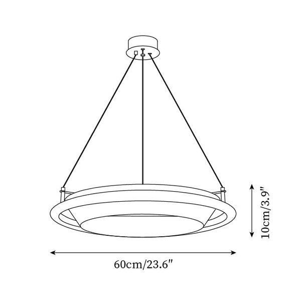 Hanglamp – Modern ontwerp met verstelbare hoogte – Geschikt voor diverse interieurstijlen