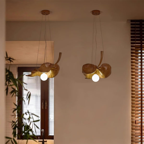 Hanglamp – Bladvormig ontwerp – Geschikt voor binnengebruik, energiezuinig verlichting