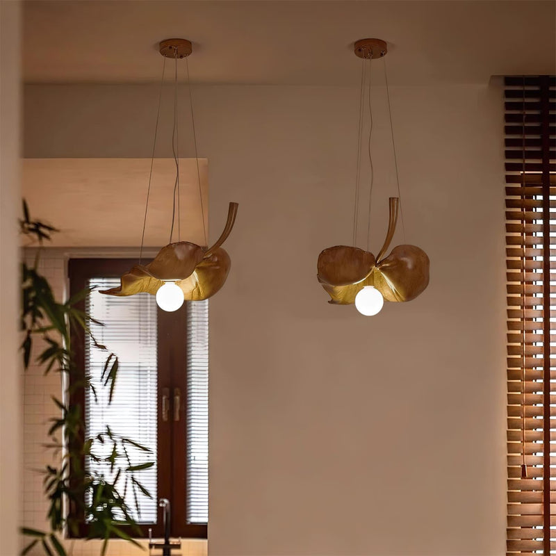 Hanglamp – Bladvormig ontwerp – Geschikt voor binnengebruik, energiezuinig verlichting