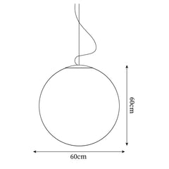 Hanglamp – Maanontwerp – Modern design, geschikt voor diverse interieurstijlen