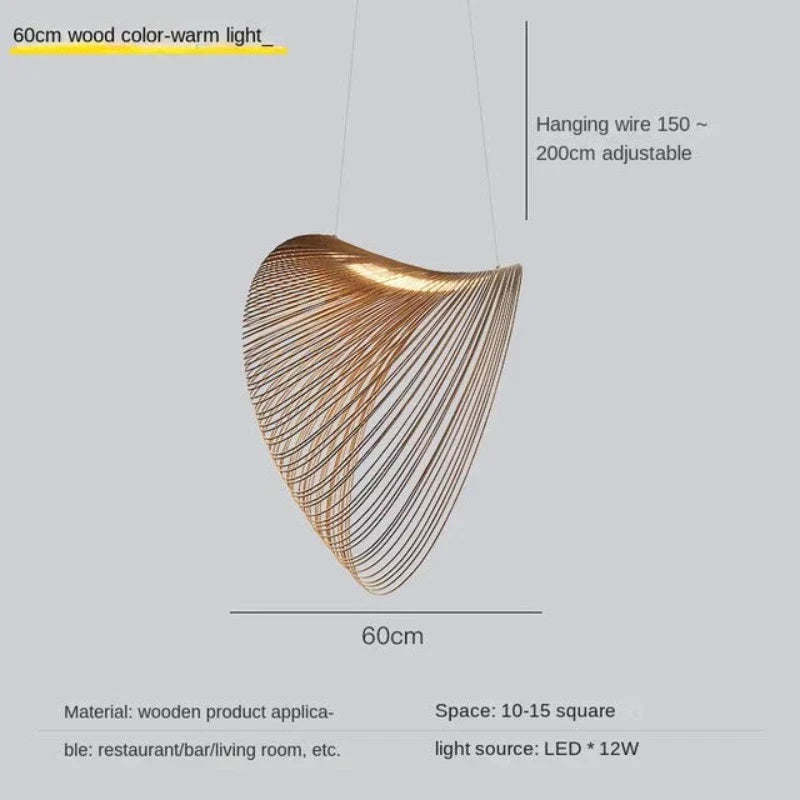 Hanglamp – Moderne design | Geschikt voor woonkamer en eetkamer | E27 fitting, energiezuinig