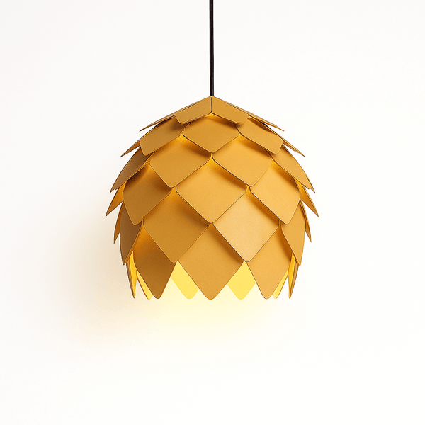 Hanglamp – Dennenappel Design – Natuurlijke Houten Lamp