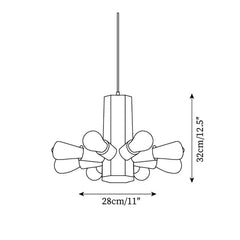 Houten hanglamp – Modern design – Geschikt voor diverse interieurstijlen