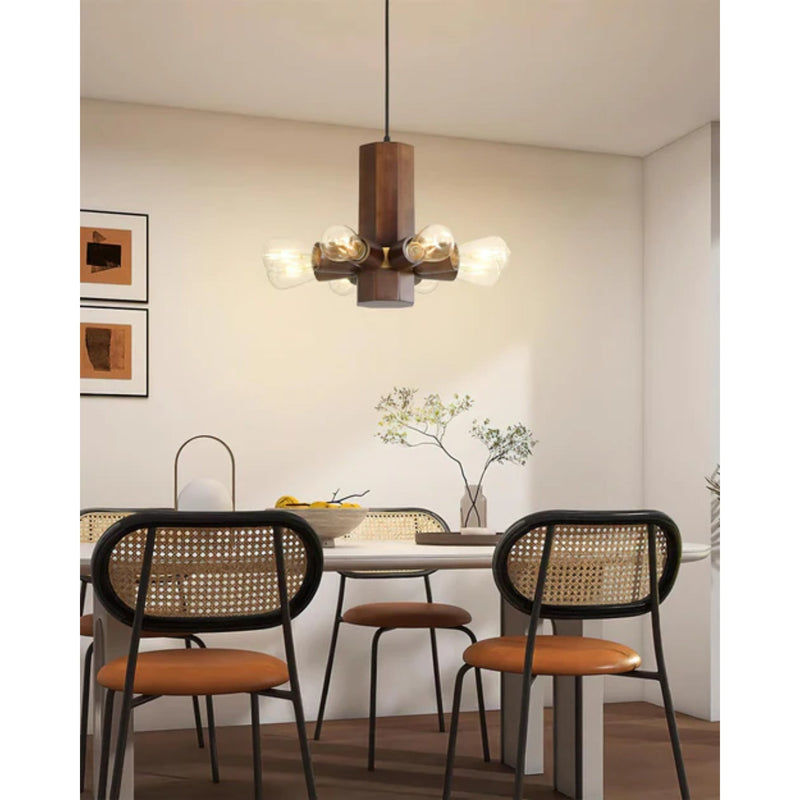 Houten hanglamp – Modern design – Geschikt voor diverse interieurstijlen