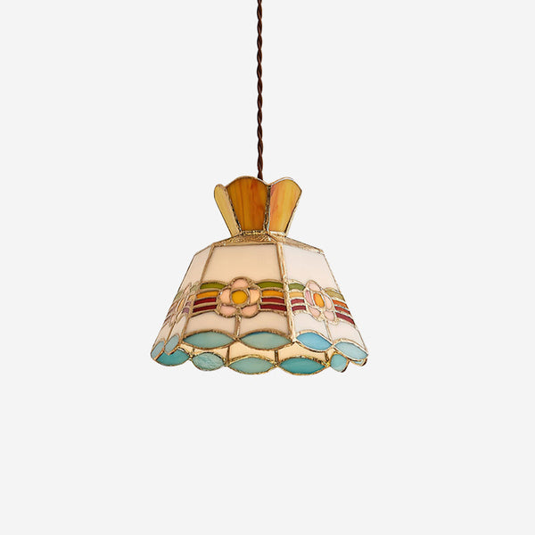 Hanglamp – Tiffany-stijl – Glas, decoratief ontwerp, sfeervolle verlichting