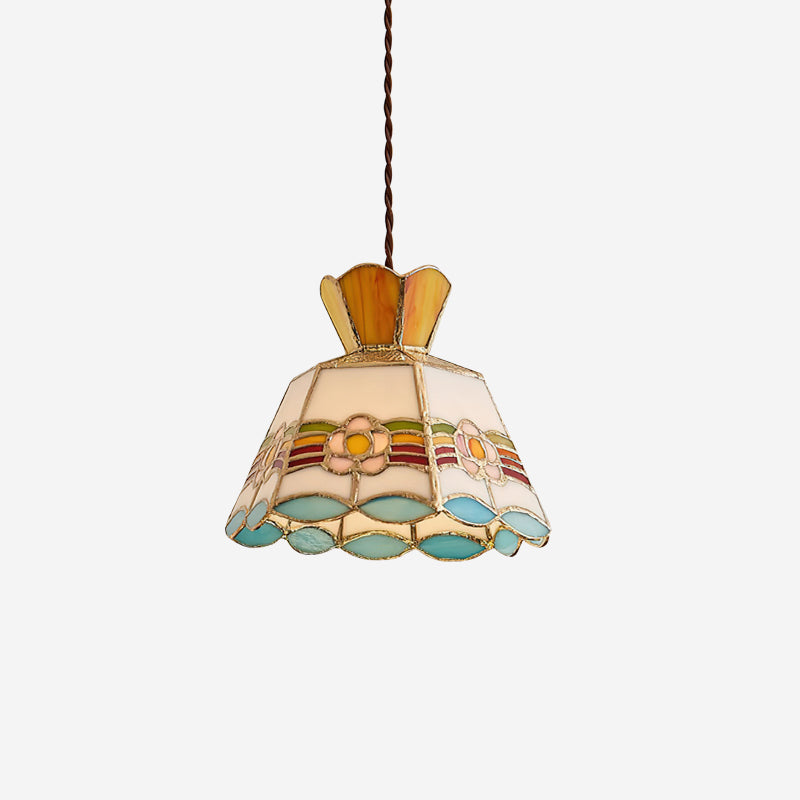 Hanglamp – Tiffany-stijl – Glas, decoratief ontwerp, sfeervolle verlichting